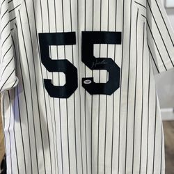Hideki Matsui Signed Jersey Comes With COA