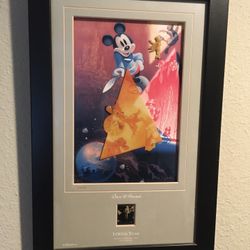 Walt Disney 100th Year Framed Pin Set