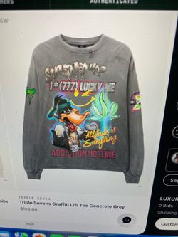 Triple 7 L/S Shirt Sz Small