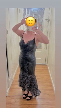 High-low Black Dress L