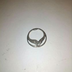 Sterling Silver Dove Pendant.