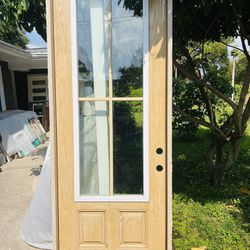 Exterior Impact Door With Frame 36x95.5