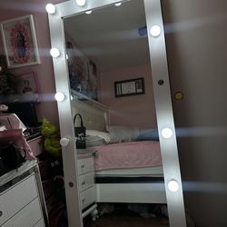 Long vanity mirror