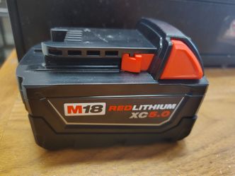 Milwaukee 5.0ah battery