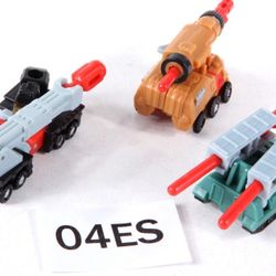 Transformers Armada Land Military MiniCon Team Wreckage, Knock Out, Bone Crusher 2002