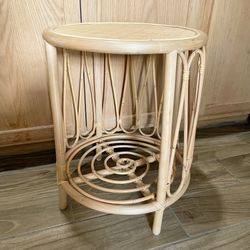 Target Pillowfort Rattan Kids Bedside Table