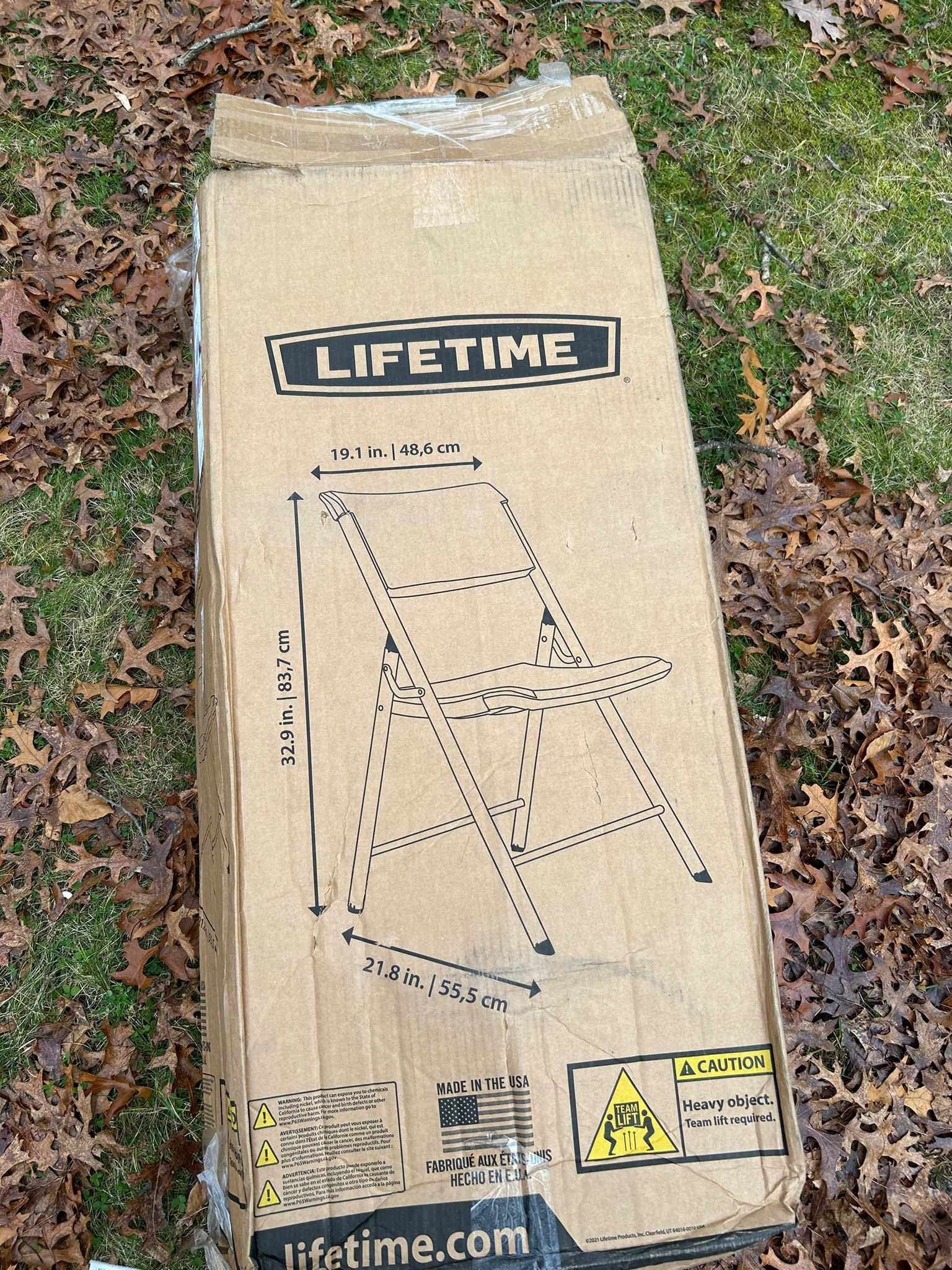Lifetime Folding Chair 4-pack