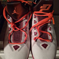 Air Jordan CP3.VIII AE X 'White Bordeaux Fuchsia Flash'