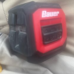 Bauer self-leveling cross-line laser level