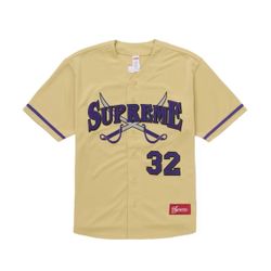 Supreme Swords Baseball Jersey Gold