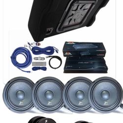 NEW BASS PACKAGE DEAL KICKER L7t 12” With Midrange Speakers Installed
