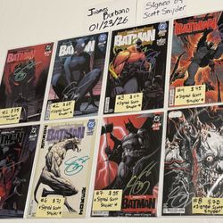 Absolute Batman SIGNED comics By Scott Snyder