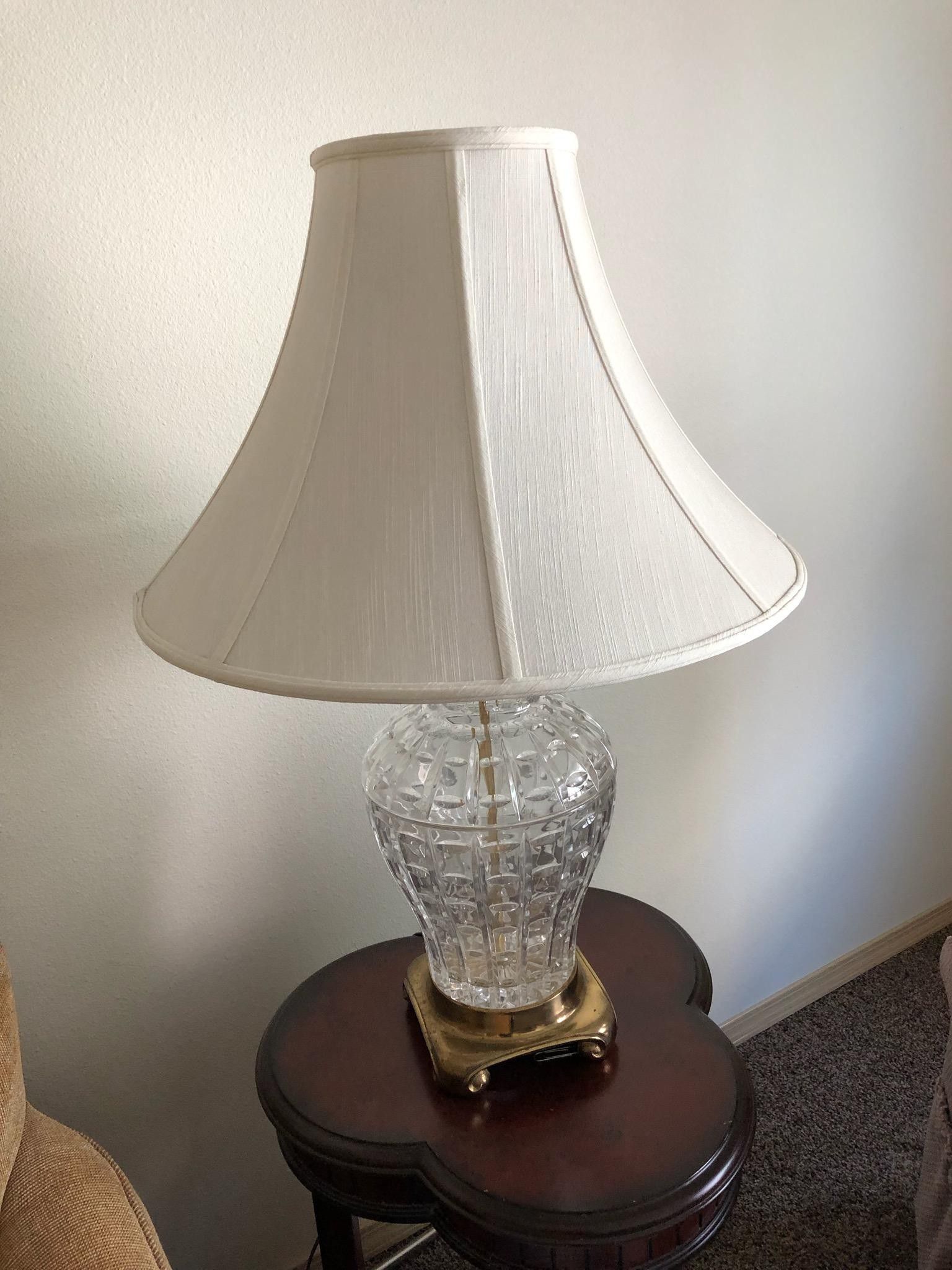 Lovely crystal lamp