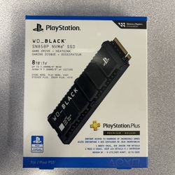 WD_Black SN850P 8TB Internal SSD Storage for PS5 w/ Heatsink