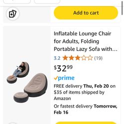 Inflation recliner chair with air pump