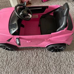 Kids Rechargeable Ride-On Car – Pink