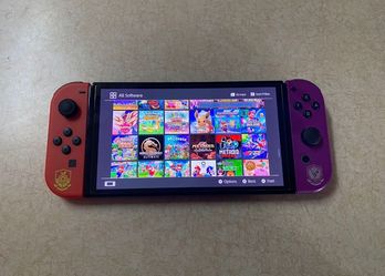 Nintendo Switch OLED MOD with 7500 Games Installed