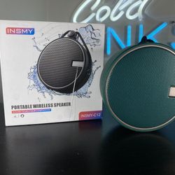 INSMY C12 IPX7 Waterproof Shower Bluetooth Speaker