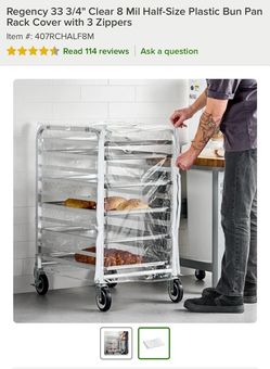 Regency 10 Pan End Load Half Height Bun / Sheet Pan Rack - Assembled