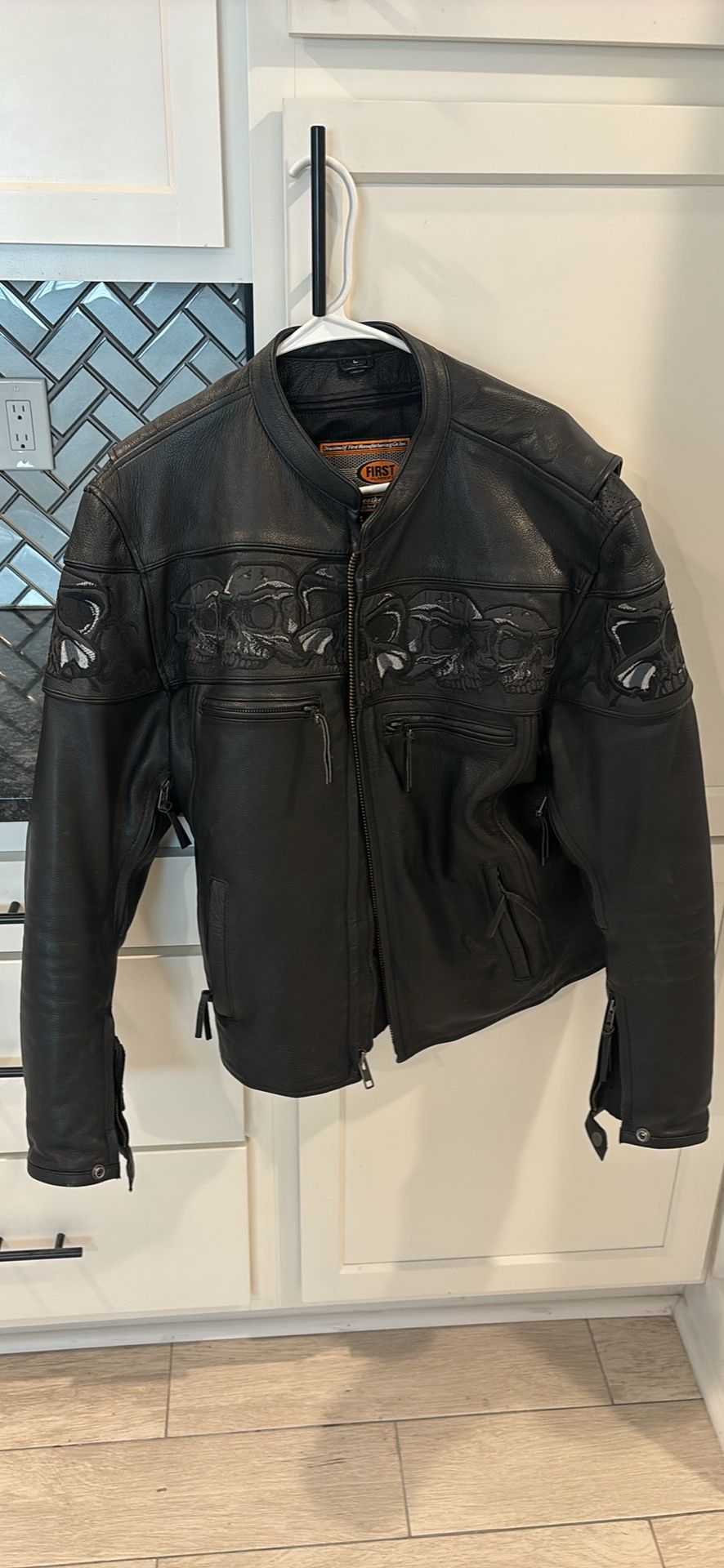 Motorcycle jacket leather