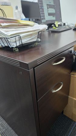 Office Table Dark Oak  28x28x65 inches