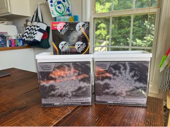 2 pc etb and 1 booster box pitch black