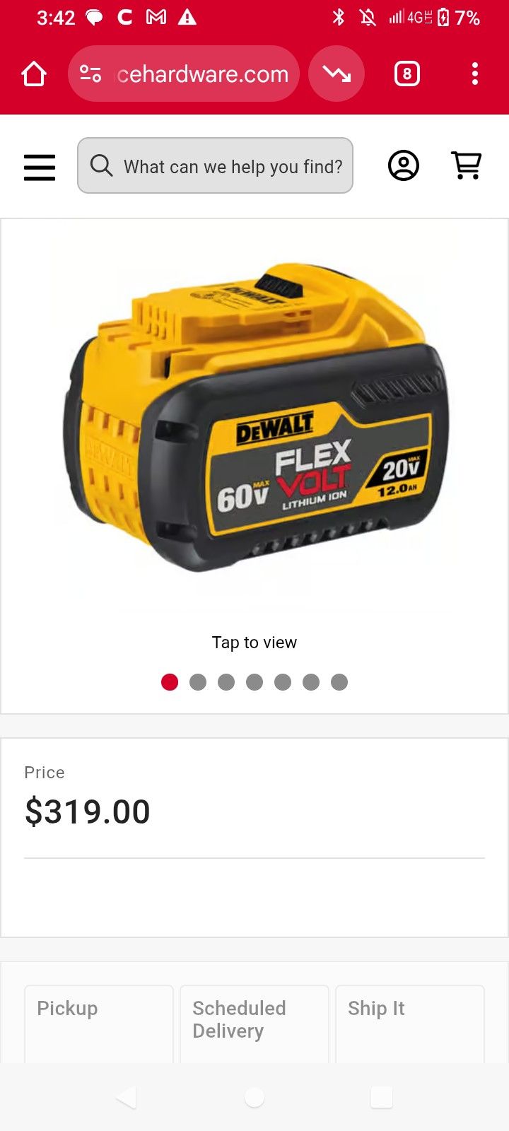 DeWalt Flex 60 Volt Batteries Only
