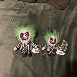 Beetlejuice Ruz Plush and keychain