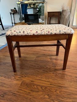 Vintage Footstool / Ottoman 