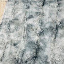 2x5 Ultra Soft Light Gray Rug With High Lights Brand New 