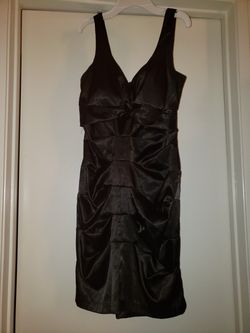 Black stain formal dress