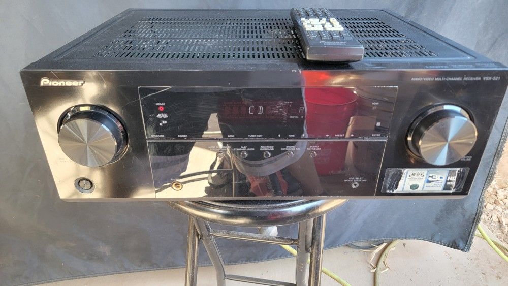 Pioneer Vsx-521 Home Theater Receiver