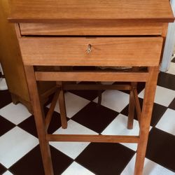 Mid Century 1960  Danish Modern Teak Wood Lecture  Stand/Writing Desk/Podium.