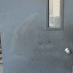 Solid Steel Door 36” With Hydraulic Door Closure