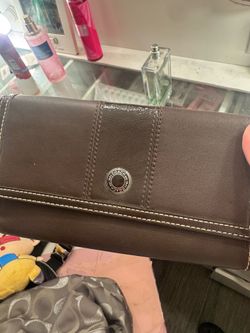 Coach Madison leather slim envelope wallet