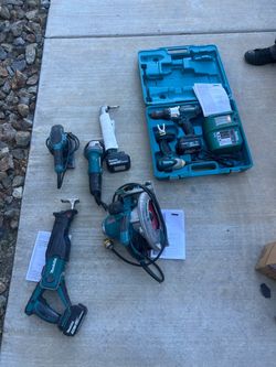 Makita Power Tool Set with Case