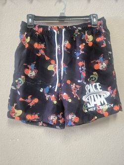 Space jam swim trunks