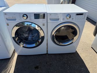 LG Front Load Washer and Steam Dryer Set