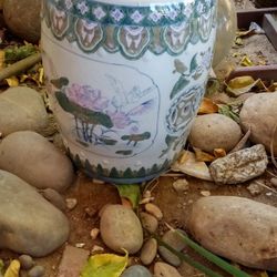 Oriental Colorful Porcelain Garden Stool