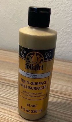 Gold craft paint