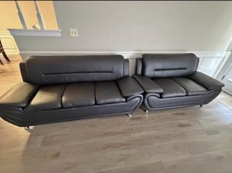 BLACK 2 Piece Living Room SET 🛋️