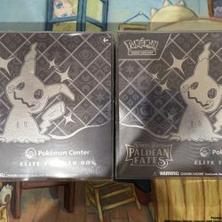 Pokémon Card TCG Scarlet & Violet Paldean Fates Pokemon Center Exclusive ETB elite trainer box
