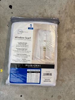 Window scarf