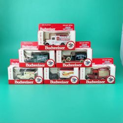 VTG Unpunched 1979 Lledo Days Gone Lot of 6 Budweiser Die Cast Trucks