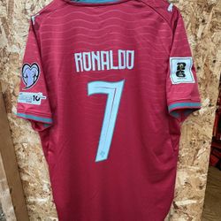 Cristiano Ronaldo Portugal 2026 World Cup Home Jersey Size Large
