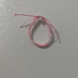 Pink Braided Bracelet
