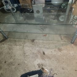 Glass TV Stand