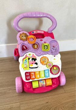 VTech Sit-to-Stand Learning Walker Pink