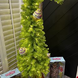 Gorgeous 5 FOOT TALL Grinch Tree Whimsical Pre-Lit BRIGHT LED Christmas Holiday GRINCH Tree - Paid $165 With Tax! - NEW 2024 Version - NEW IN BOX