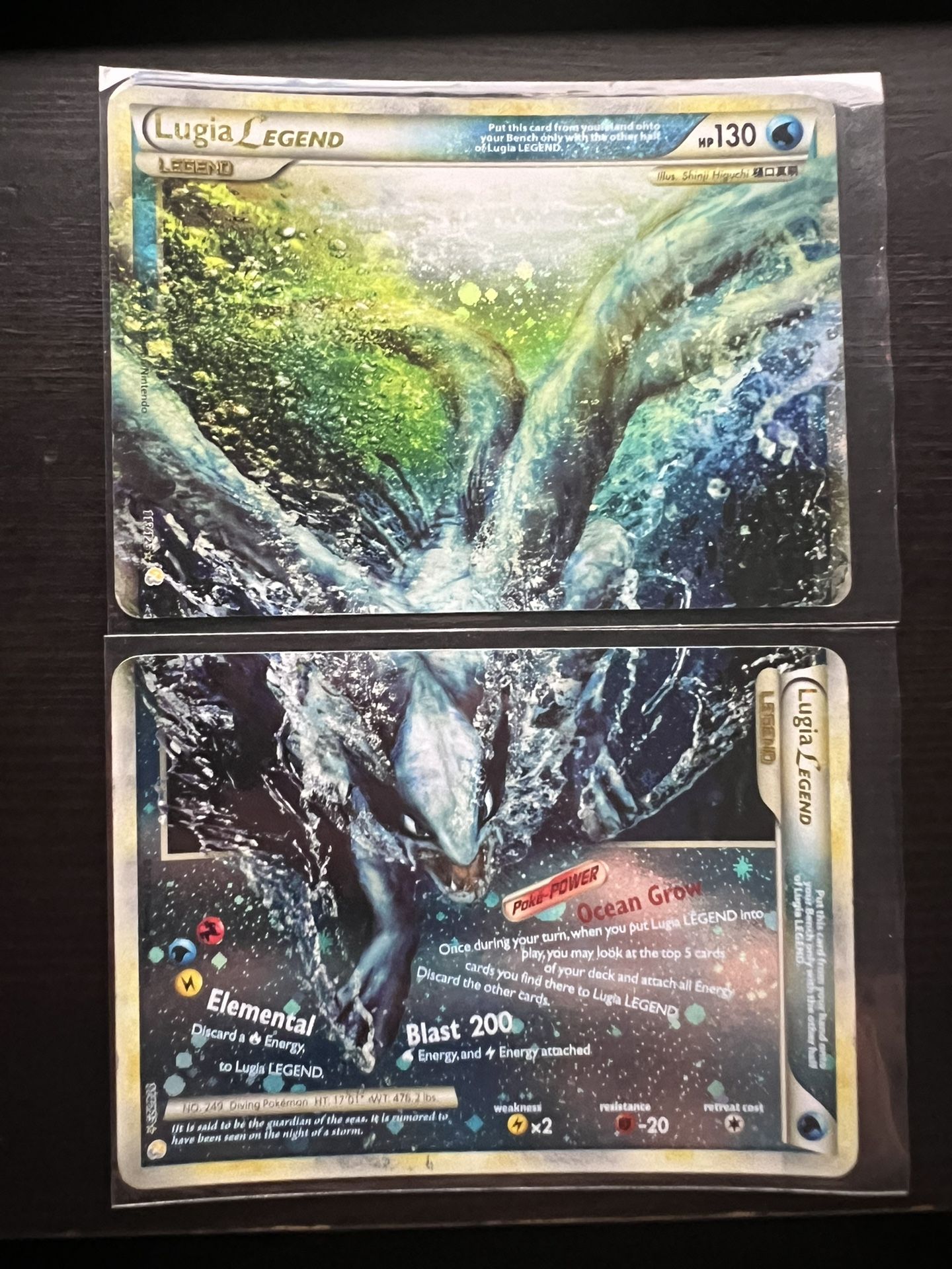 Lugia Legend Full Art Pokemon Cards